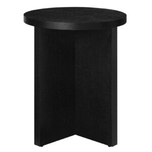 Silas Round Wood Side Table By Modway - EEI-6579 - Black