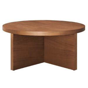 Silas Round Wood Coffee Table By Modway - EEI-6580 - Walnut