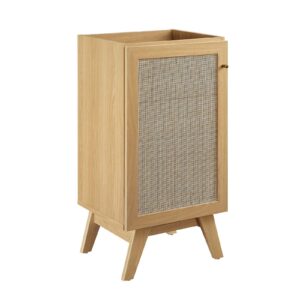 Soma 18” Bathroom Vanity Cabinet (Sink Basin Not Included) By Modway - EEI-6585 - Oak