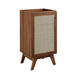 Soma 18” Bathroom Vanity Cabinet (Sink Basin Not Included) By Modway - EEI-6585 - Walnut