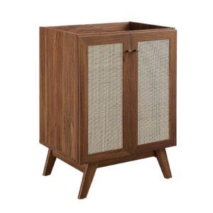 Soma 24” Bathroom Vanity Cabinet (Sink Basin Not Included) By Modway - EEI-6586 - Walnut