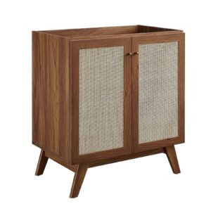 Soma 30” Bathroom Vanity Cabinet (Sink Basin Not Included) By Modway - EEI-6587 - Walnut