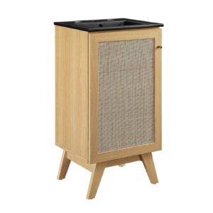 Soma 18” Bathroom Vanity By Modway - EEI-6712 - Oak Black