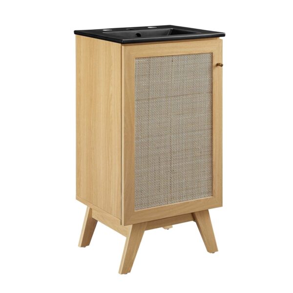 Soma 18” Bathroom Vanity By Modway - EEI-6712 - Oak Black
