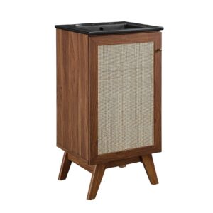 Soma 18” Bathroom Vanity By Modway - EEI-6712 - Walnut Black