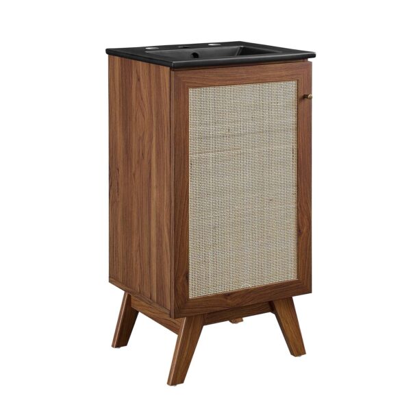 Soma 18” Bathroom Vanity By Modway - EEI-6712 - Walnut Black