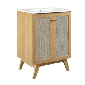 Soma 24” Bathroom Vanity By Modway - EEI-6713 - Oak White