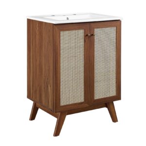 Soma 24” Bathroom Vanity By Modway - EEI-6713 - Walnut White