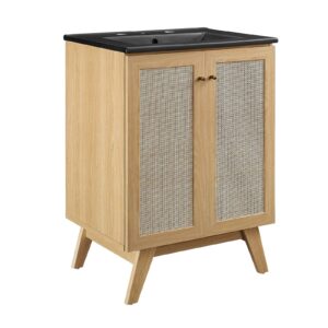 Soma 24” Bathroom Vanity By Modway - EEI-6714 - Oak Black