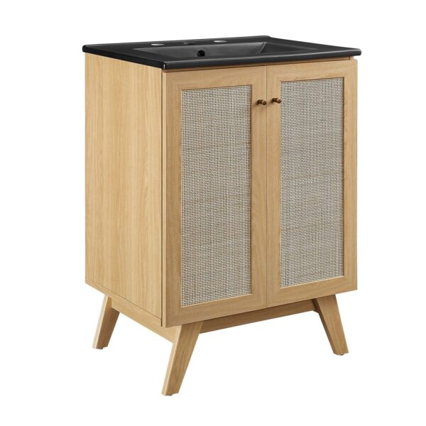 Soma 24” Bathroom Vanity By Modway - EEI-6714 - Oak Black