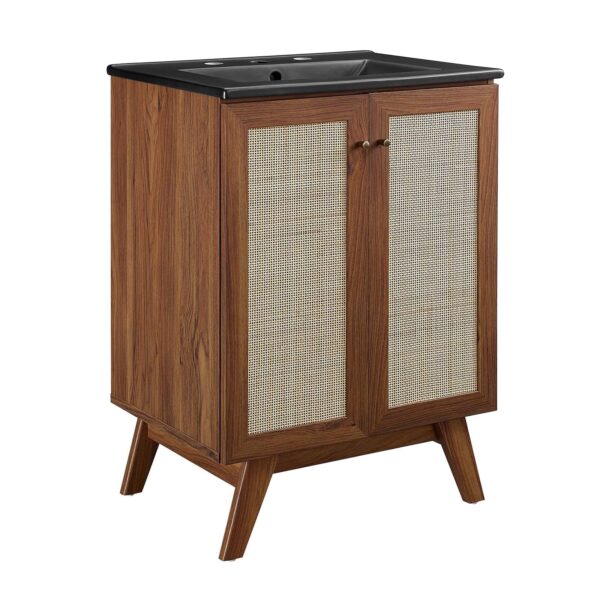 Soma 24” Bathroom Vanity By Modway - EEI-6714 - Walnut Black