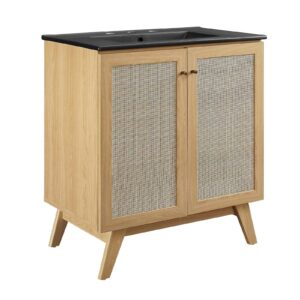 Soma 30” Bathroom Vanity By Modway - EEI-6716 - Oak Black