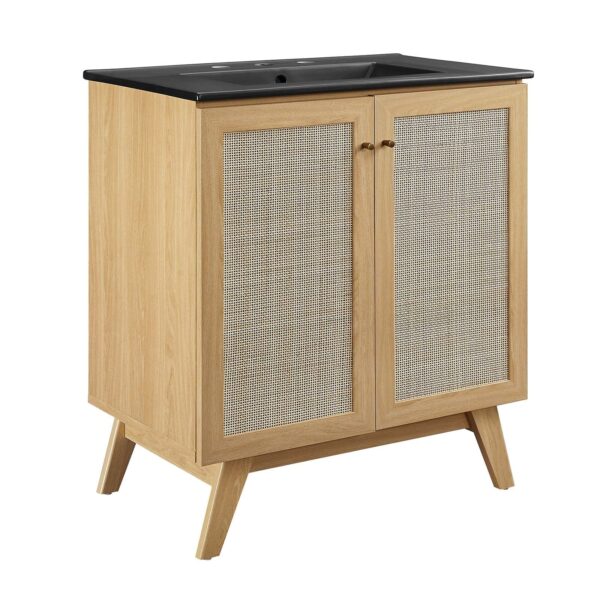 Soma 30” Bathroom Vanity By Modway - EEI-6716 - Oak Black
