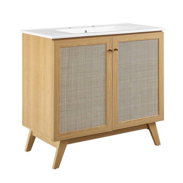 Soma 36” Bathroom Vanity By Modway - EEI-6717 - Oak White