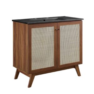Soma 36” Bathroom Vanity By Modway - EEI-6718 - Walnut Black