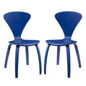 Vortex Dining Chairs Set of 2 By Modway - EEI-899 - Blue