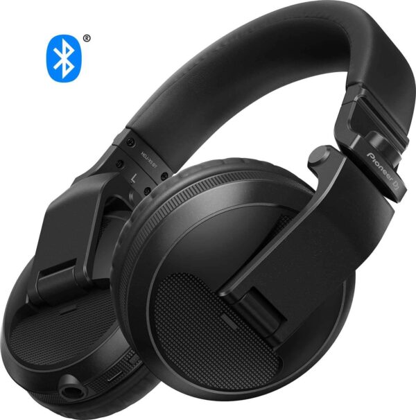 Pioneer DJ HDJ-X5BT-K Black Bluetooth Wireless DJ Headphones - Image 4