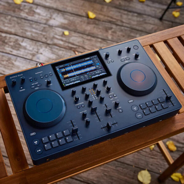 AlphaTheta Omnis Duo 2-deck Portable Battery-Powered All-in-One DJ System with Bluetooth - Image 10