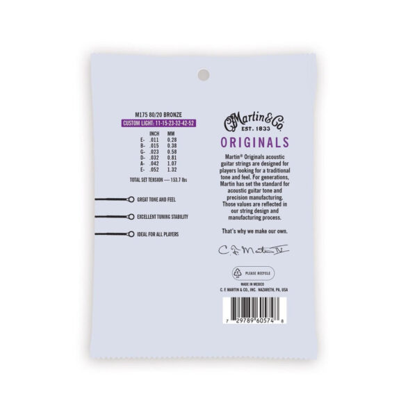Martin Authentic Acoustic Superior Performance 80/20 Bronze Guitar Strings - Image 7