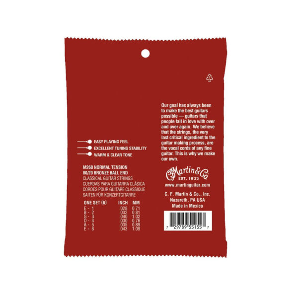 Martin Classical Silver-Plated Ball End Nylon Strings - Image 4
