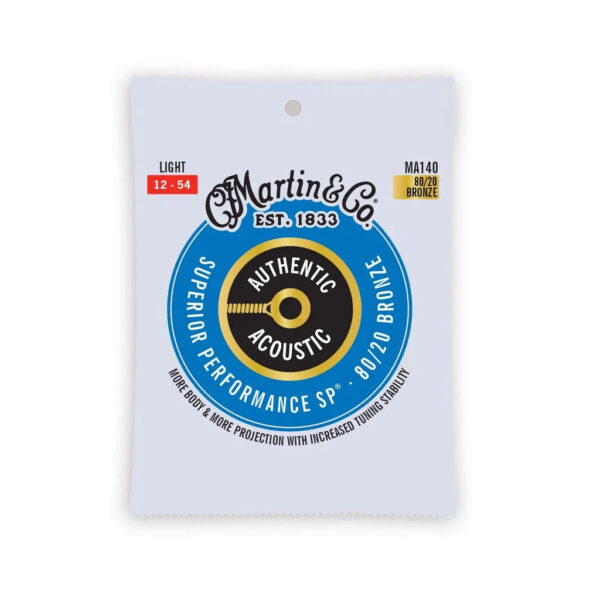 Martin Authentic Acoustic Superior Performance 80/20 Bronze Guitar Strings - Image 3