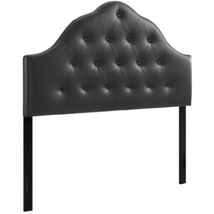 Sovereign Queen Upholstered Vinyl Headboard By Modway - MOD-5163 - Black