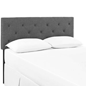 Terisa Queen Upholstered Fabric Headboard By Modway - MOD-5370 - Gray