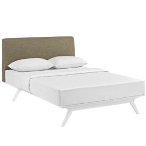 Tracy Queen Bed By Modway - MOD-5766 - White Latte