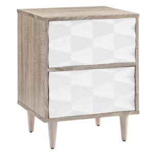 Vespera 2-Drawer Nightstand By Modway - MOD-7080 - Oak White