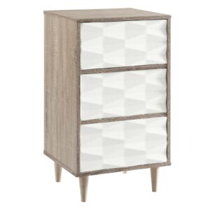Vespera 3-Drawer Chest By Modway - MOD-7081 - Oak White