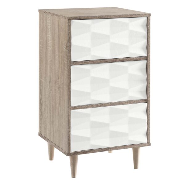 Vespera 3-Drawer Chest By Modway - MOD-7081 - Oak White