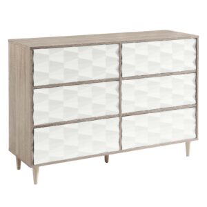 Vespera 6-Drawer Dresser By Modway - MOD-7083 - Oak White