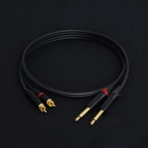 Mogami 2965 Dual Mono Jack to Dual Phono RCA Cable