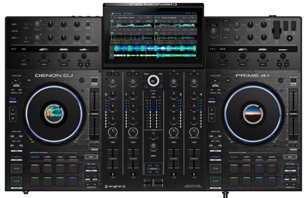 Denon Prime 4 Plus 4-Deck Standalone DJ Controller with Amazon Music - Image 4