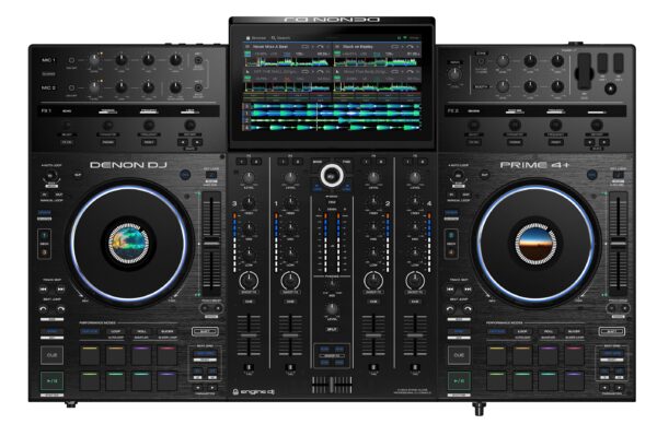 Denon Prime 4 Plus 4-Deck Standalone DJ Controller with Amazon Music - Image 5