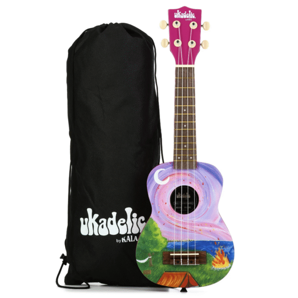 Kala Ukadelic Graphic Top Soprano Ukulele - Image 12