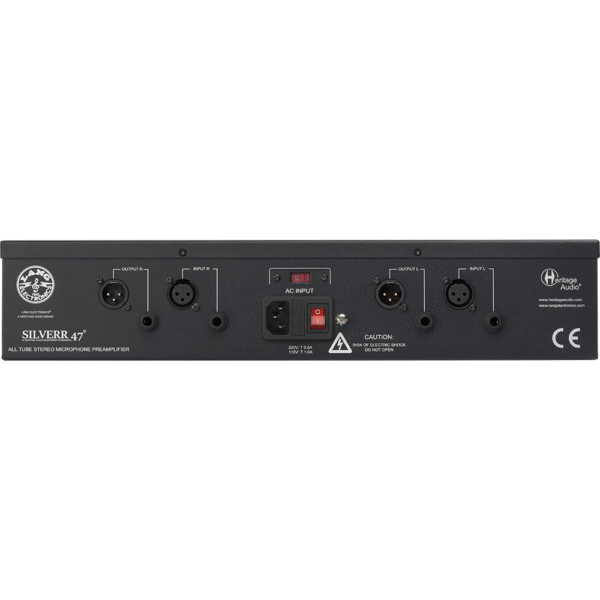 Heritage Audio LANG Silverr 47 - All Tube Dual Mic Preamp - Image 2