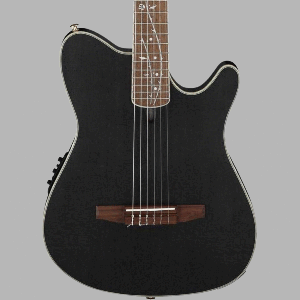 Ibanez TOD10N Tim Henson Signature Nylon Acoustic-Electric Guitar - Black - Image 2
