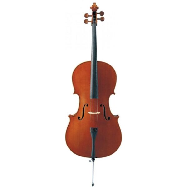 Yamaha AVC5 Student Braviol Series Cello Outfit with with Upgraded Helicore Strings - Image 2