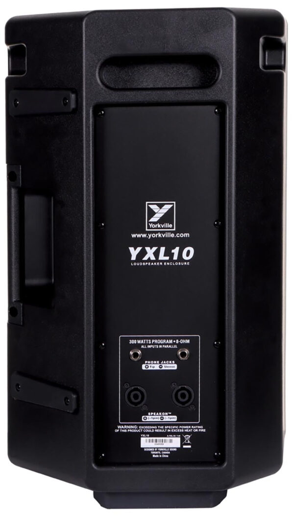 Yorkville YXL10 300 Watt 10" Full Range Active Loudspeaker FOH / Monitor Combo - Image 5
