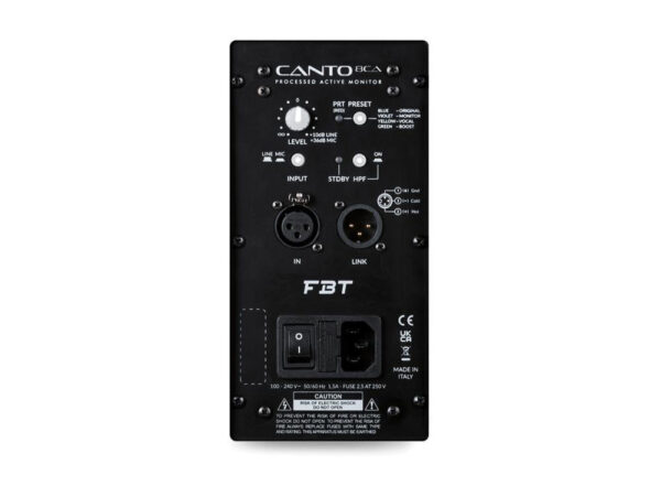 FBT Canto 8CA White Active Speaker 8" 300W RMS - Image 2