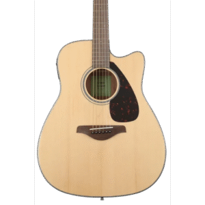 Yamaha FGX800C Dreadnought Cutaway Acoustic Electric Guitar - Natural