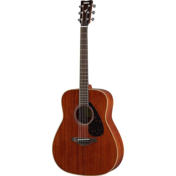 Yamaha FG850 Dreadnought Acoustic Guitar - Natural - Image 2