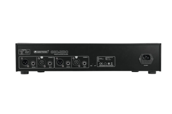 Omnitronic GEQ-2310 Equalizer 2X 31-Band *BSTOCK* - Image 3