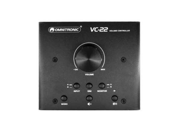 Omnitronic VC-22 Active Volume Controller inc Source Selection & Bluetooth - Image 4