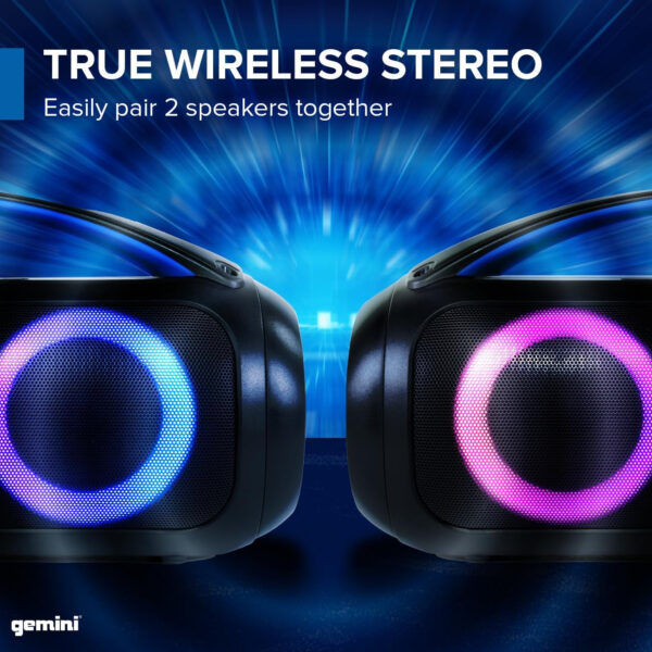 Gemini Sound GGO-230L Portable Bluetooth Speaker Waterproof - Image 7