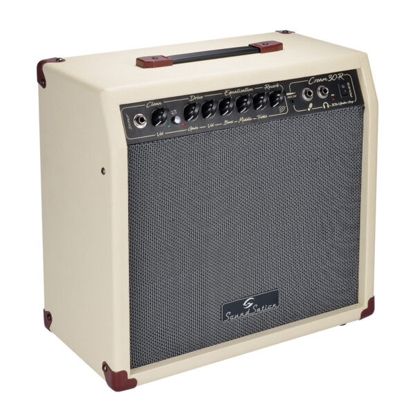 SOUNDSATION CREAM-30R 30W Electric Guitar Vintage Combo Amplifier with Reverb - Image 2