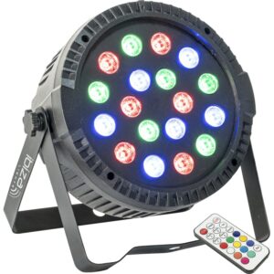 IBIZA THINPAR-18X1W Extra Flat 18 x 1W RGB LED PAR