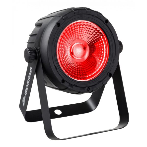 4x JB Systems MINI-PAR RGB COB MK2 LED Uplighter DMX inc T-Bar Tripod Lighting Stand - Image 2