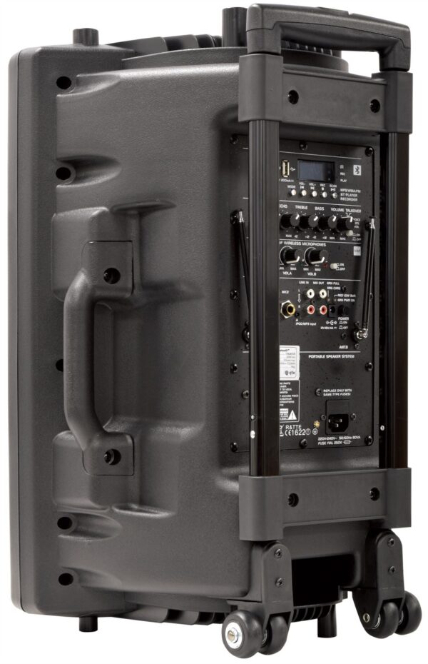 QTX QR15PABT Portable PA with Bluetooth inc 2x Wireless Mics *BSTOCK* - Image 4